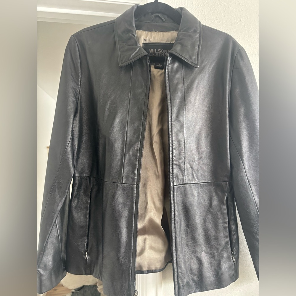 Wilsons Leather Classic Black Jacket